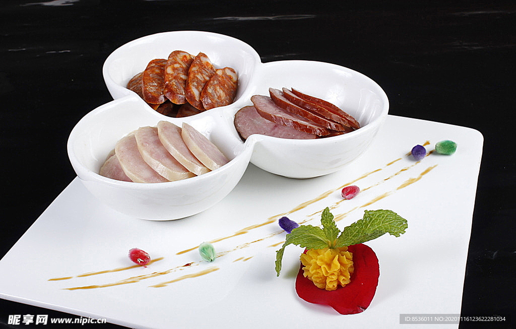 淮扬菜三味腊拼