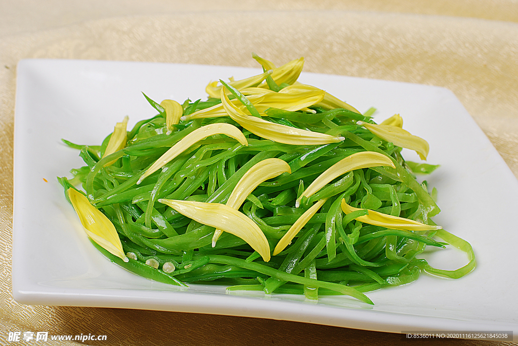 淮扬菜爽口兰豆丝