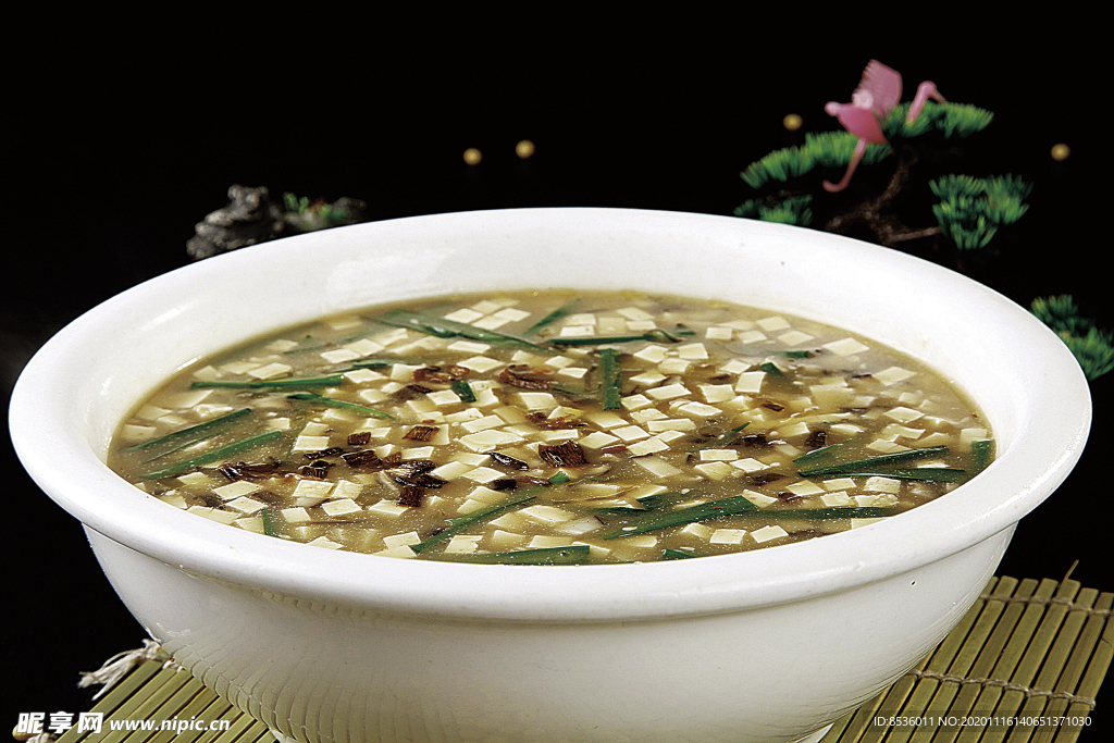 淮扬菜油菜豆腐汤