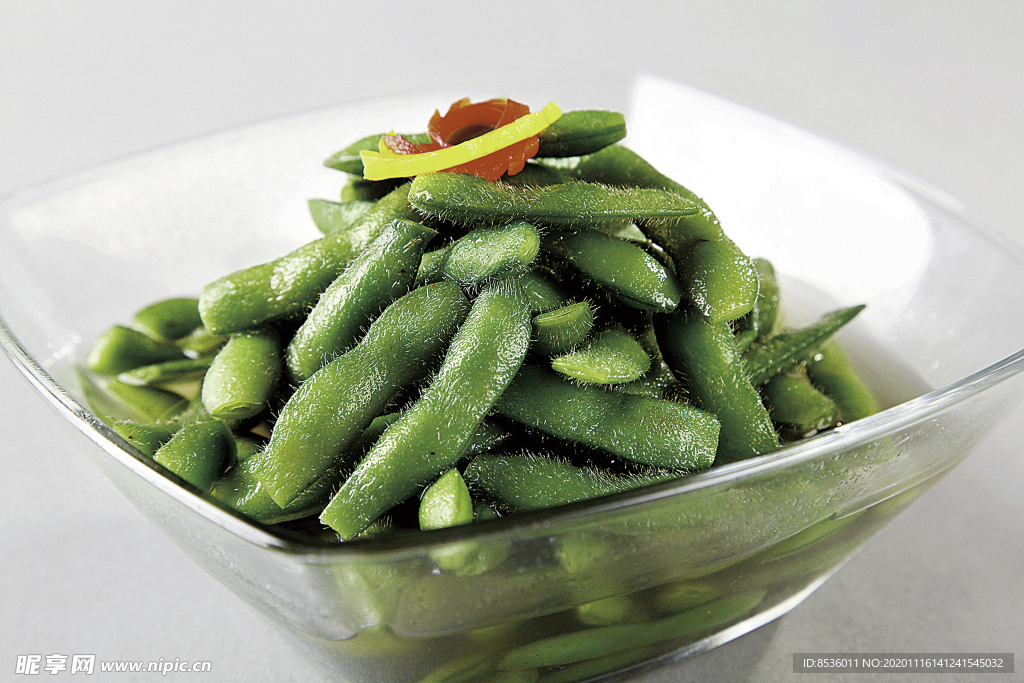 淮扬菜糟香毛节豆