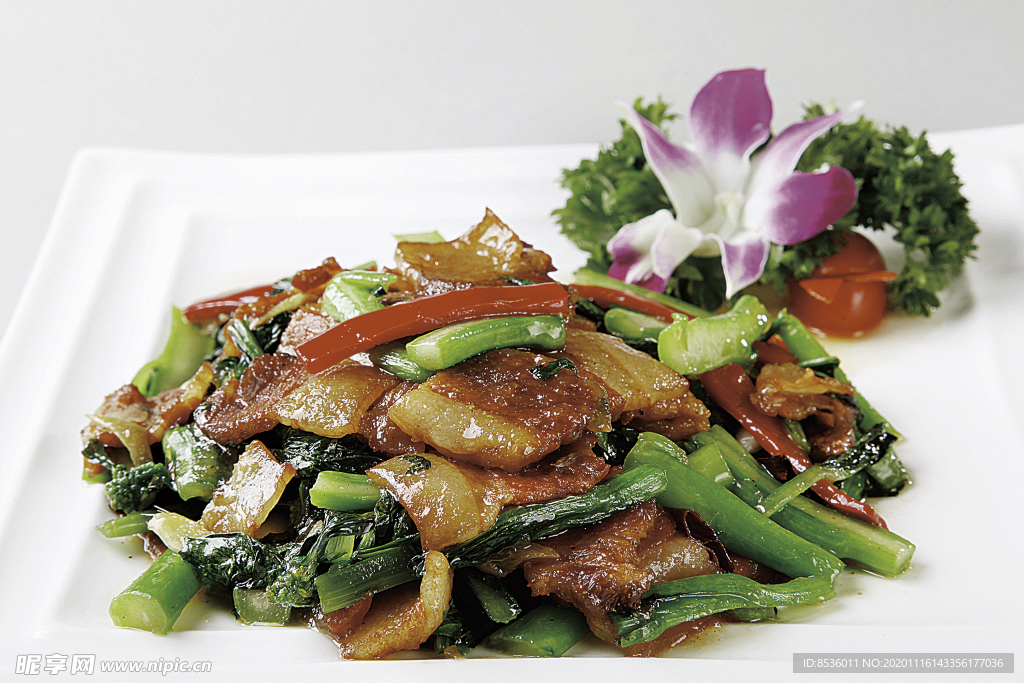 特色菜菜坛炒腊肉