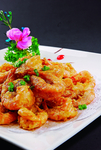 特色菜咸蛋黄焗虾