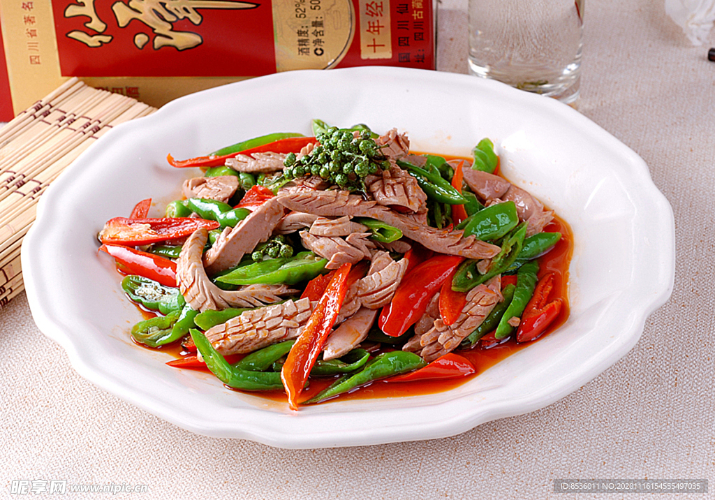 湘菜鲜花椒腰花朱