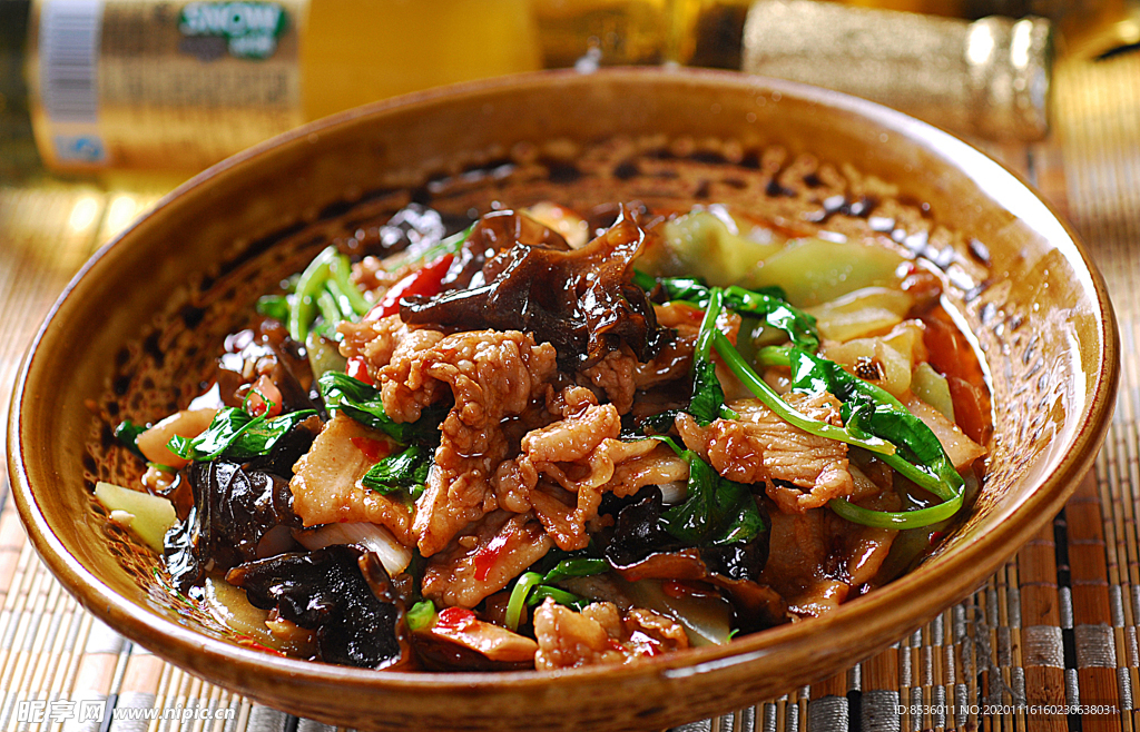 湘菜小木耳滑肉