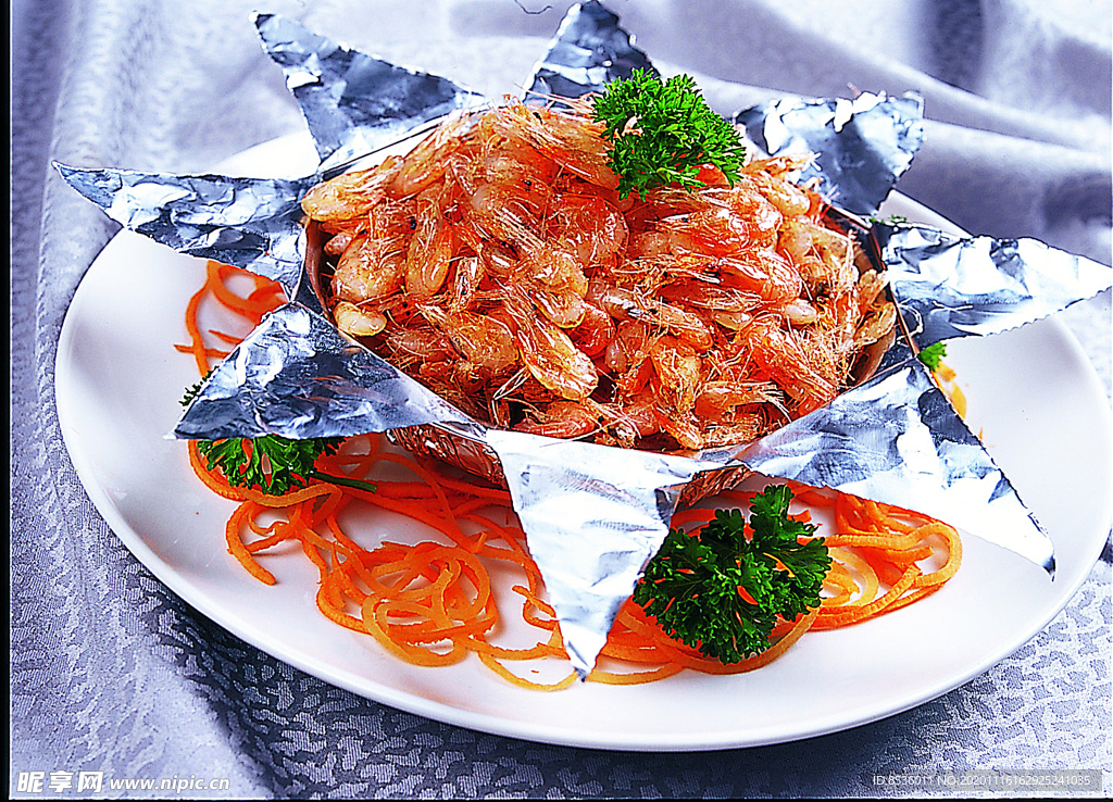 浙菜七味盐河虾