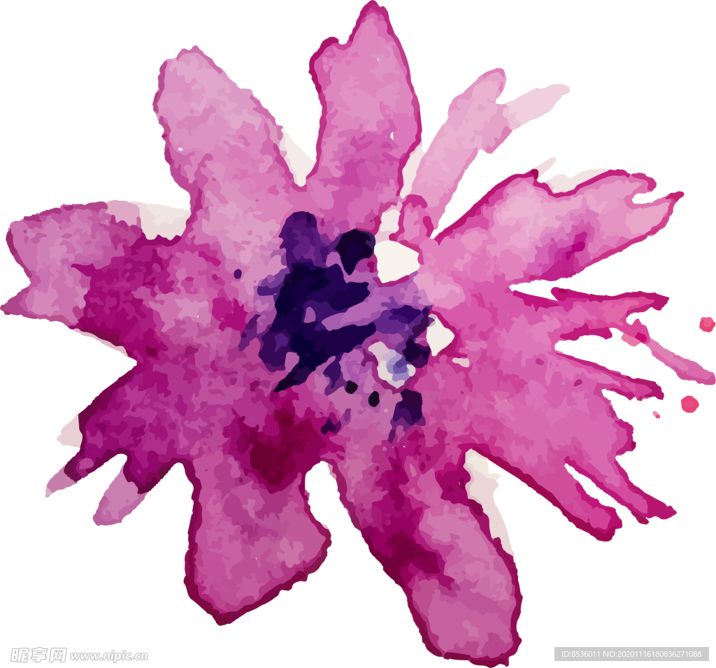 彩绘花卉