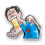 眼里全是钱财迷守财奴赚钱抢钱