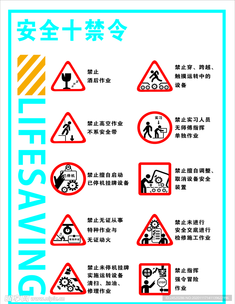 安全十禁令
