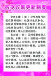 数据收集更新制度  计生展板