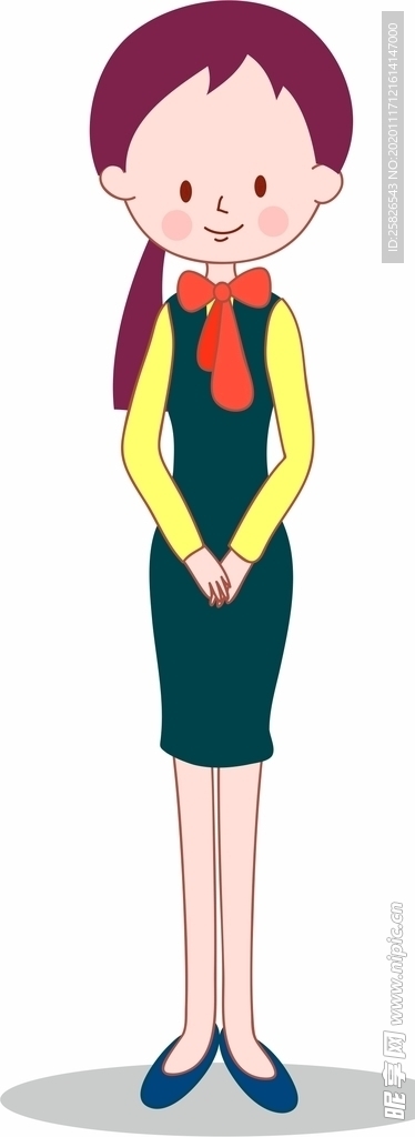 女孩 矢量