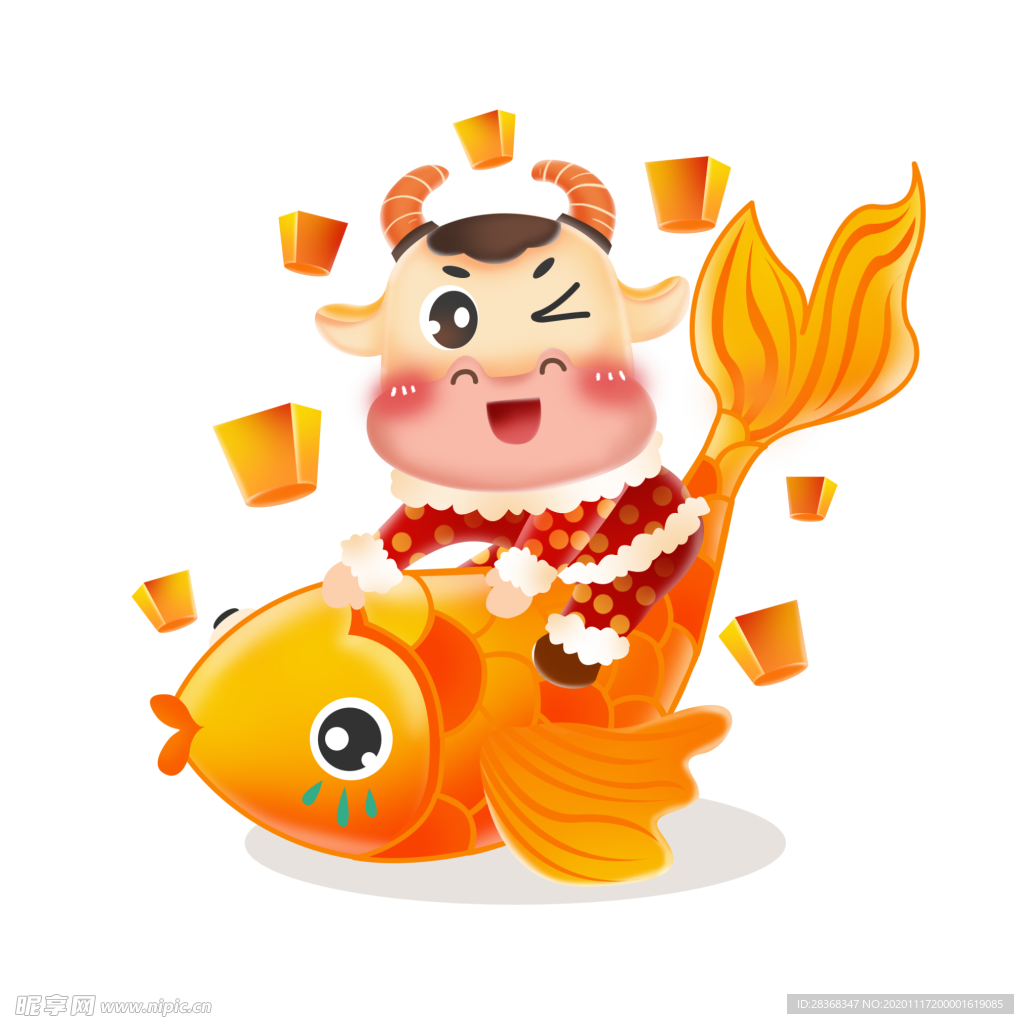 卡通牛形象