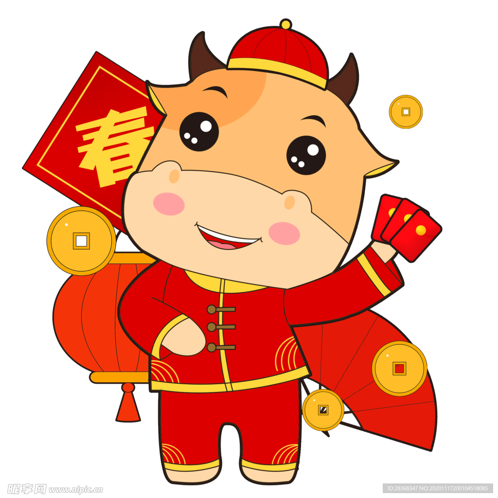 卡通牛形象