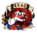卡通牛形象