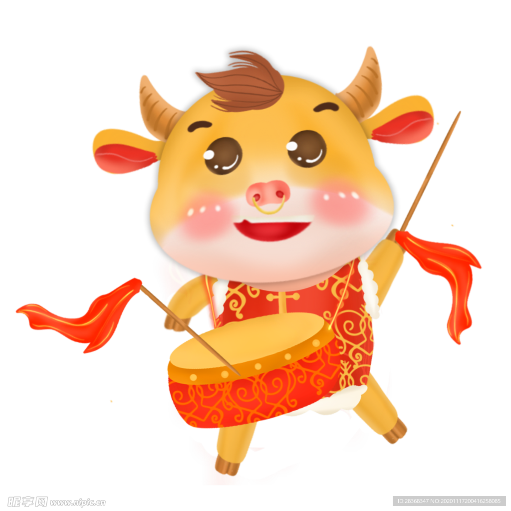 卡通牛形象