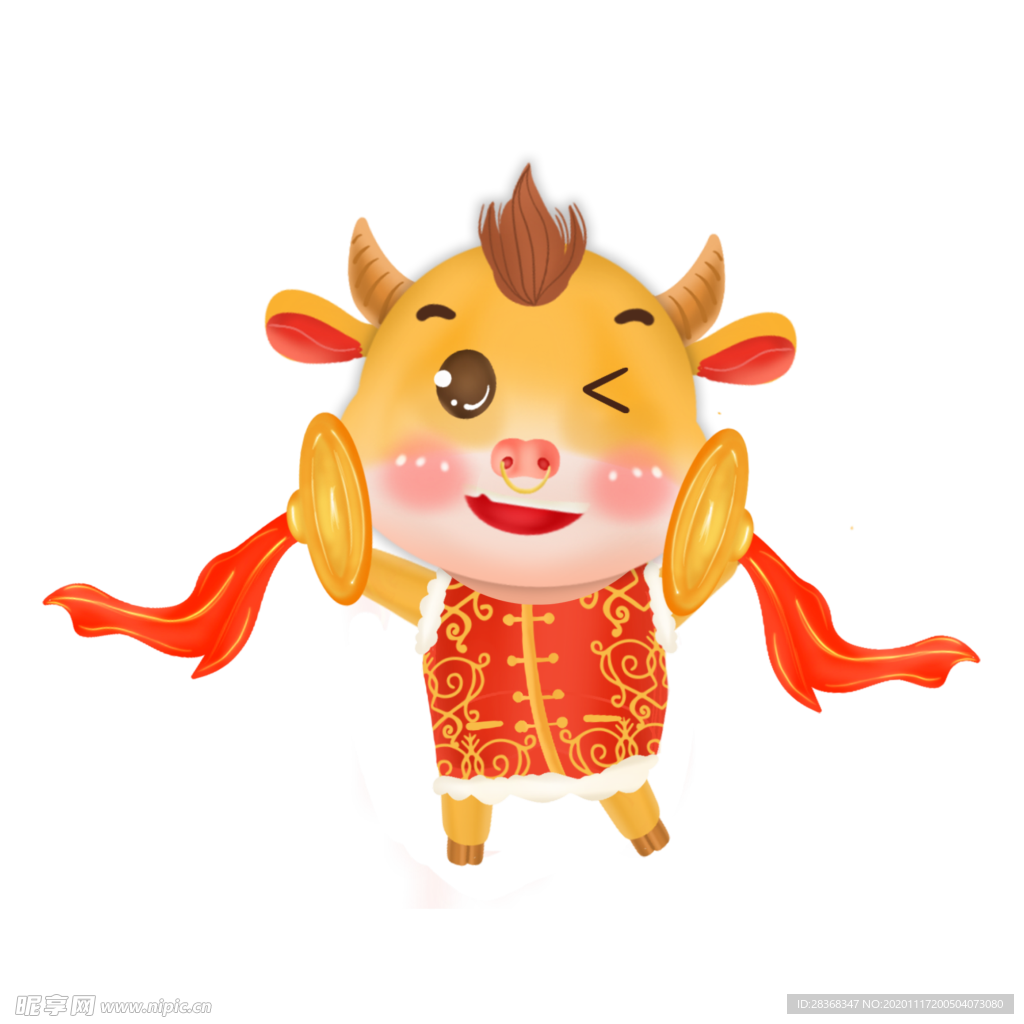 卡通牛形象