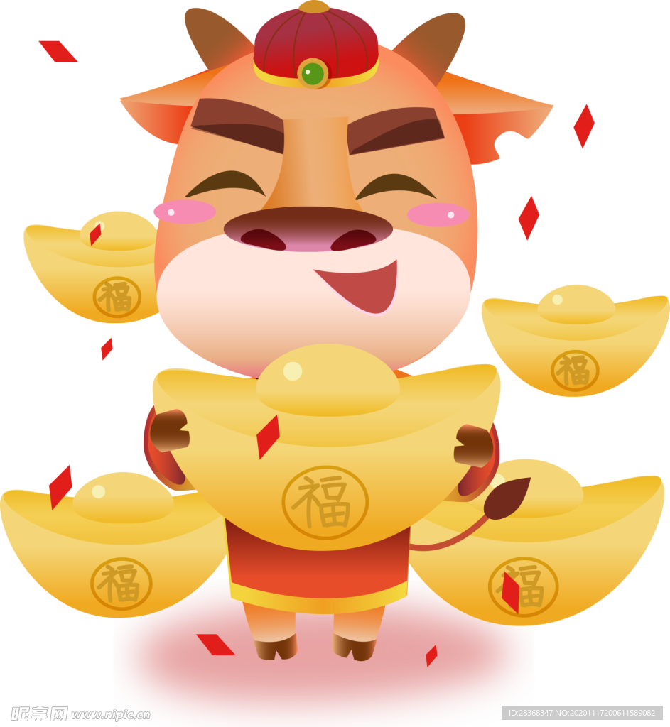 卡通牛形象