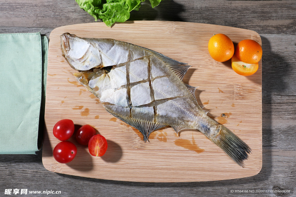 鸦片鱼美食食材背景海报素材