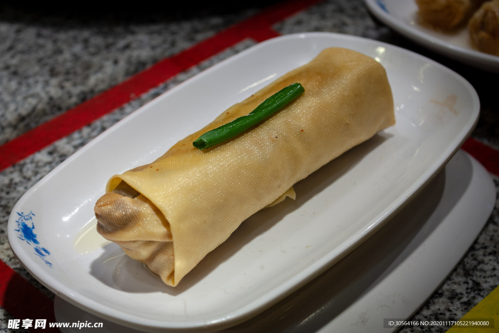 千页卷美食食材背景海报素材