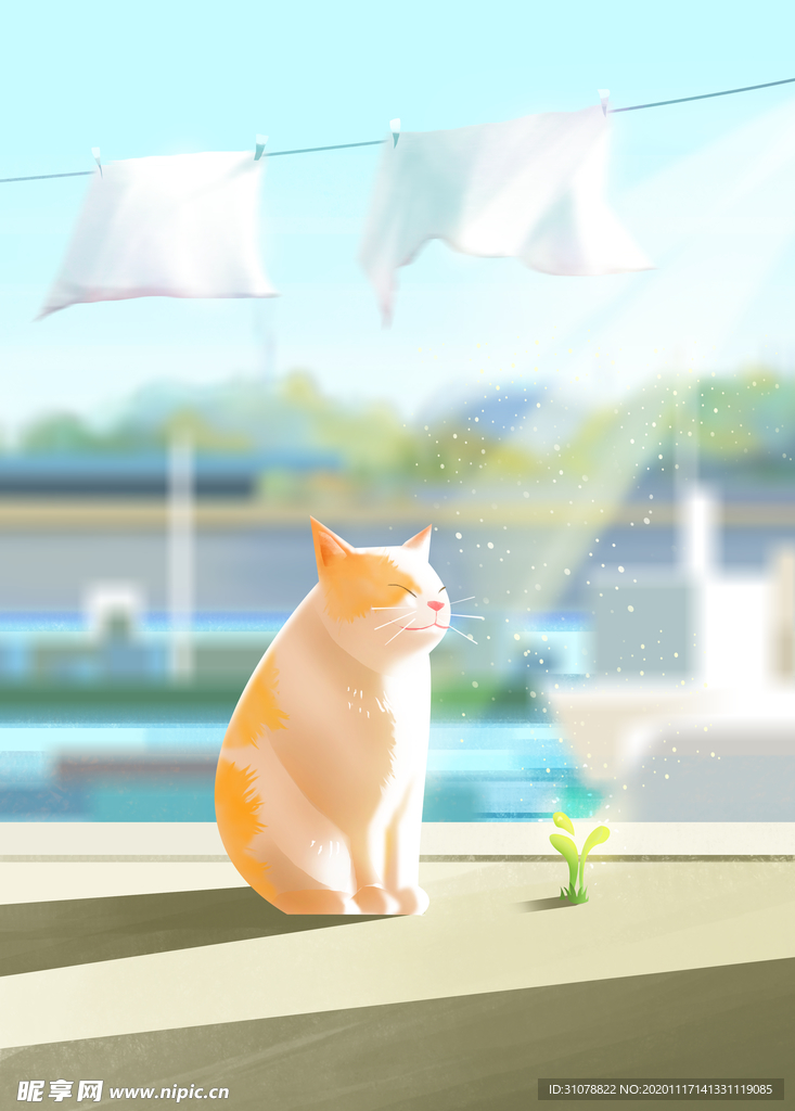 创意卡通插画图案
