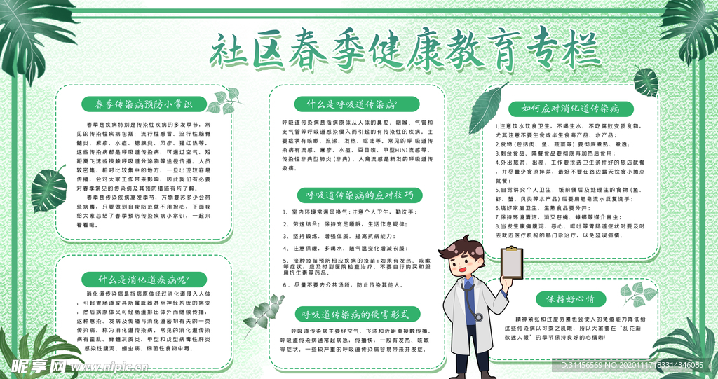 社区健康教育专栏