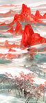 山水底纹