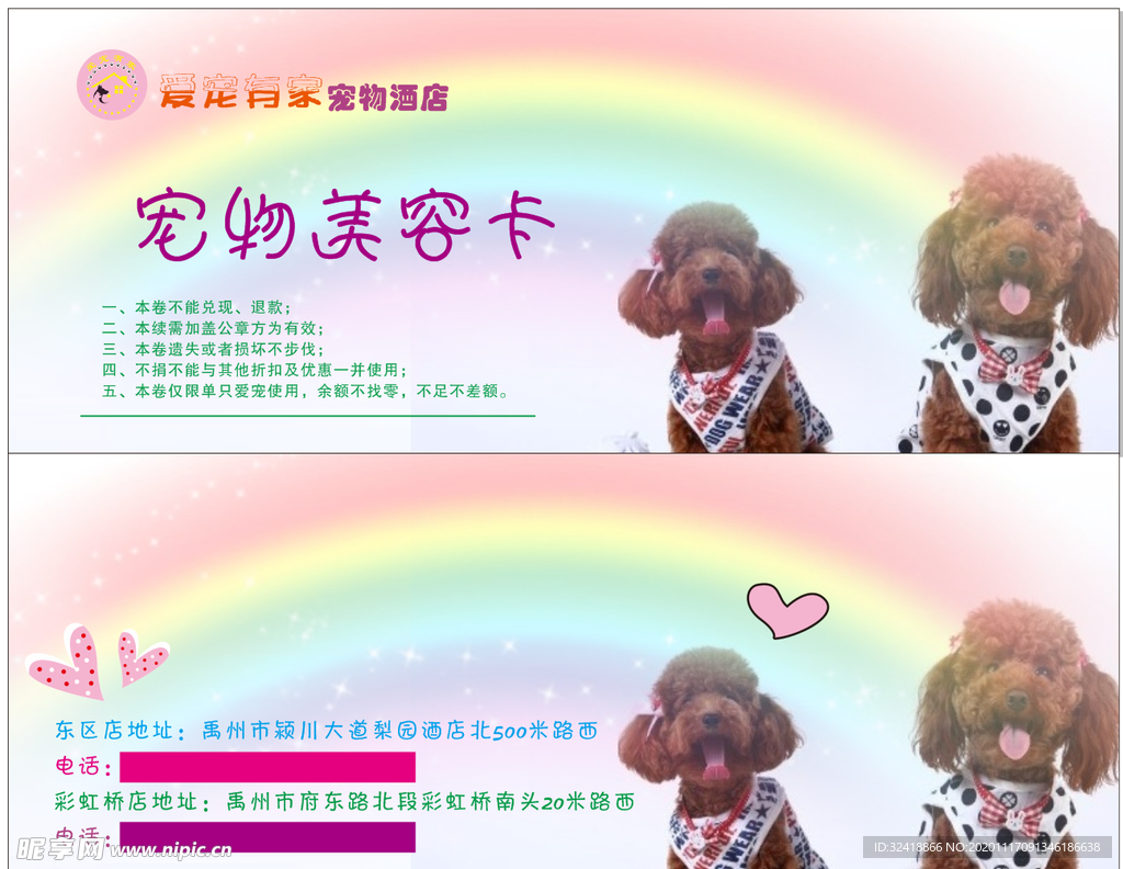 宠物美容卡