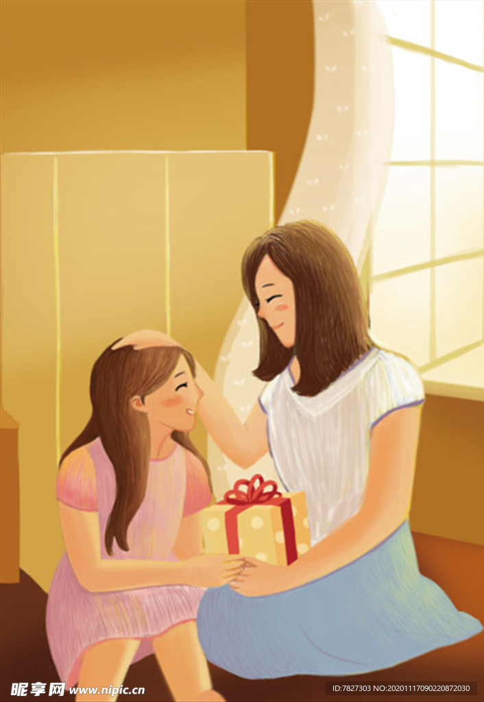母亲节插画