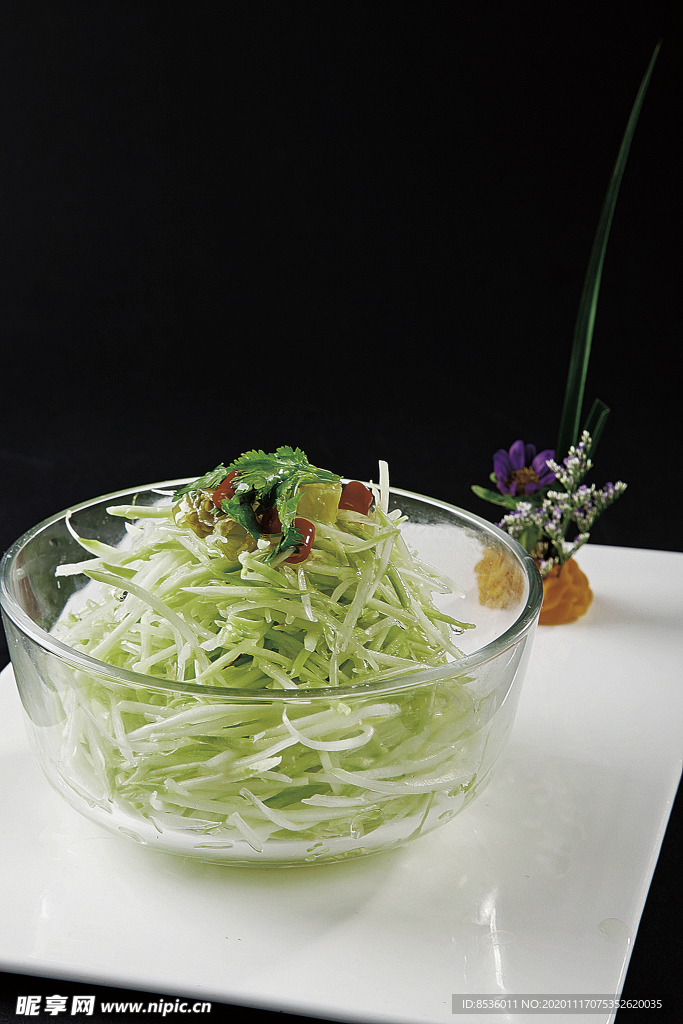浙菜醋泡西葫芦丝