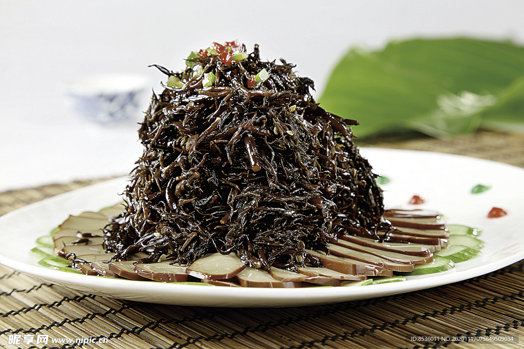 浙菜蛋干长寿菜