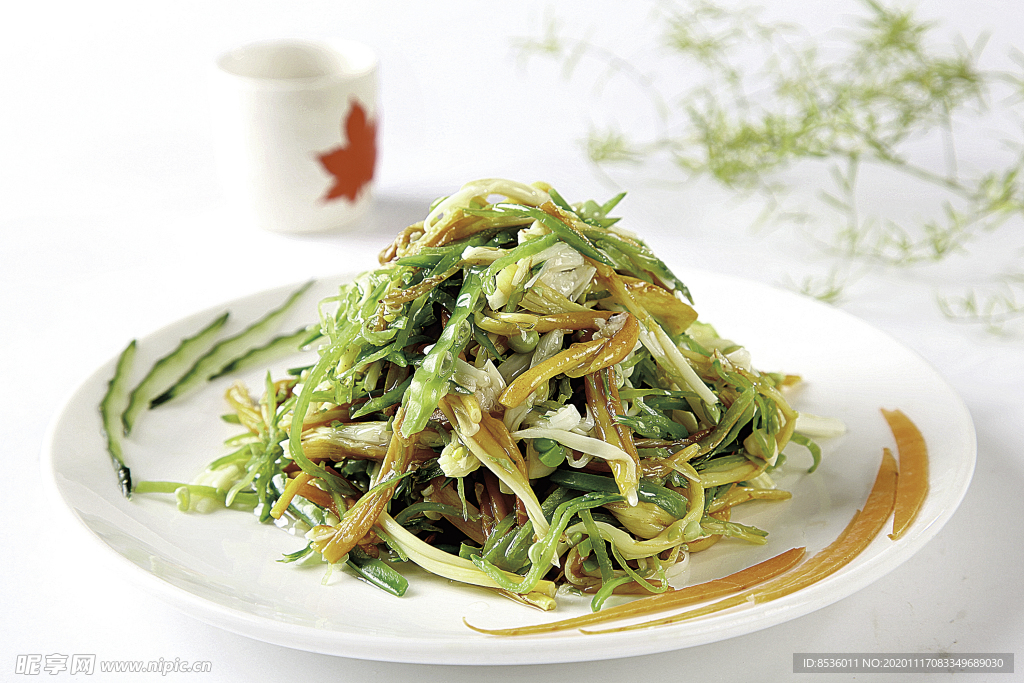 浙菜金菇荷兰豆