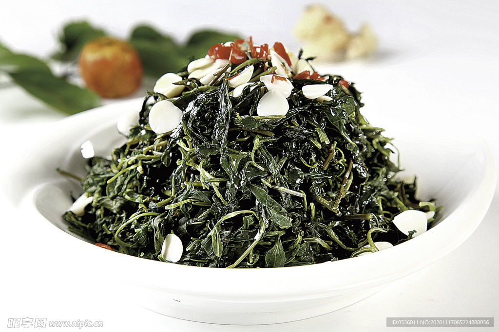 浙菜马兰醉脆杏