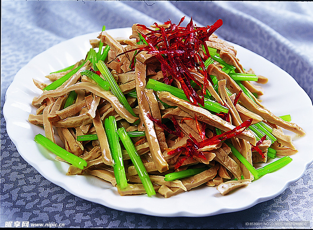 浙菜麦芹炝素肚