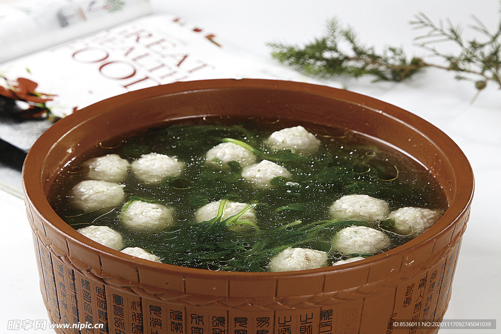 浙菜青菜肉丸子