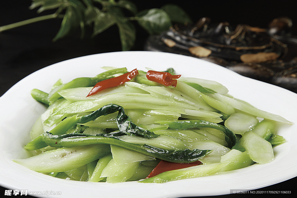 浙菜清炒芥兰