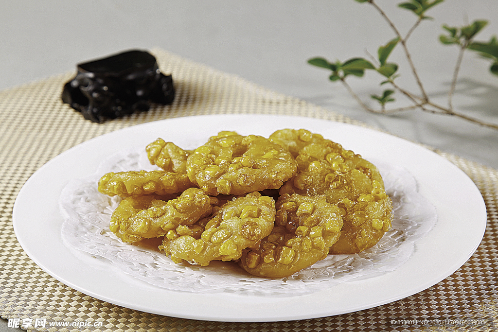 浙菜薯泥玉米饼