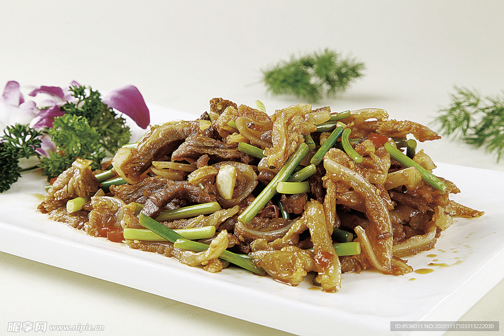 浙菜小炒月牙骨