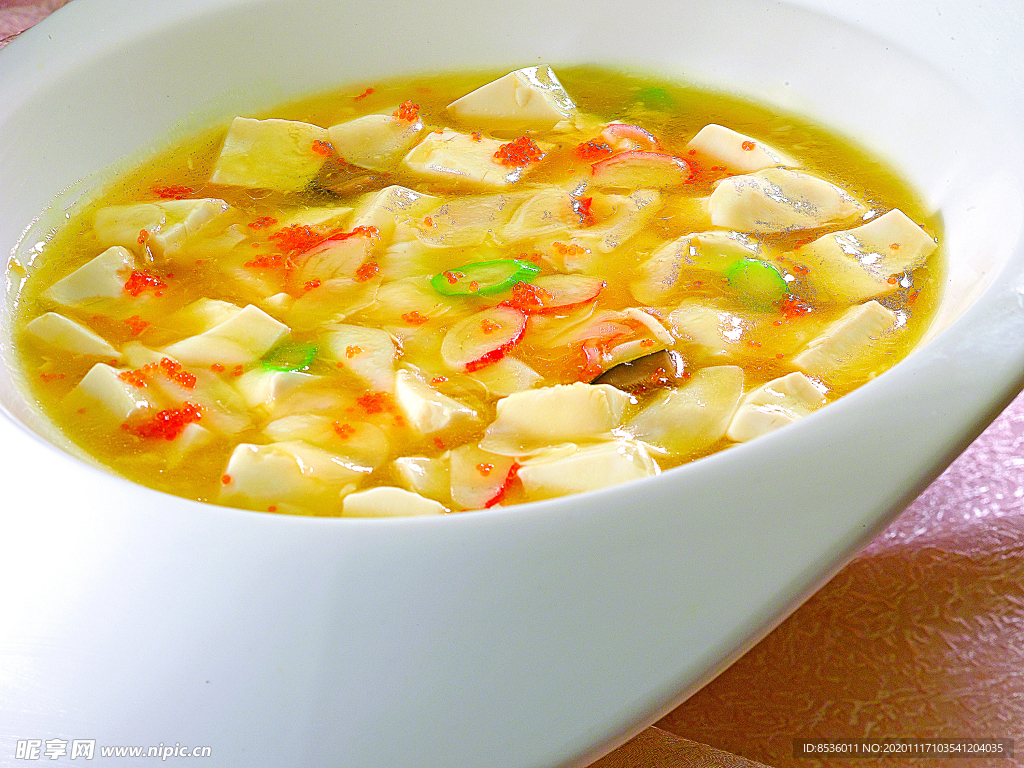浙菜蟹皇乌鱼蛋滑豆腐