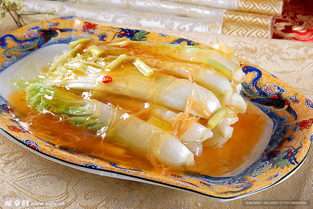 粤菜广东菜瑶柱鸡汁大白菜