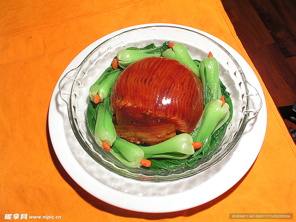 家常菜菜心千张肉
