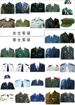 证件照军装换装免抠素材