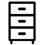 玄关柜子家具图标