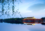 湖光山色风景图片