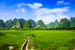 蓝天白云风景图片