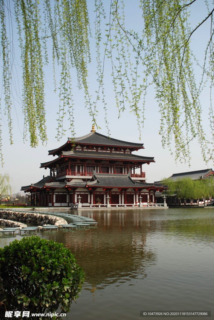 仿唐建筑风景