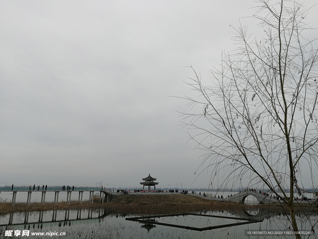 渊子湖一角