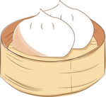 矢量小笼包
