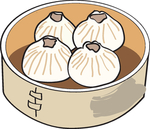 矢量小笼包