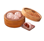 小笼包插画