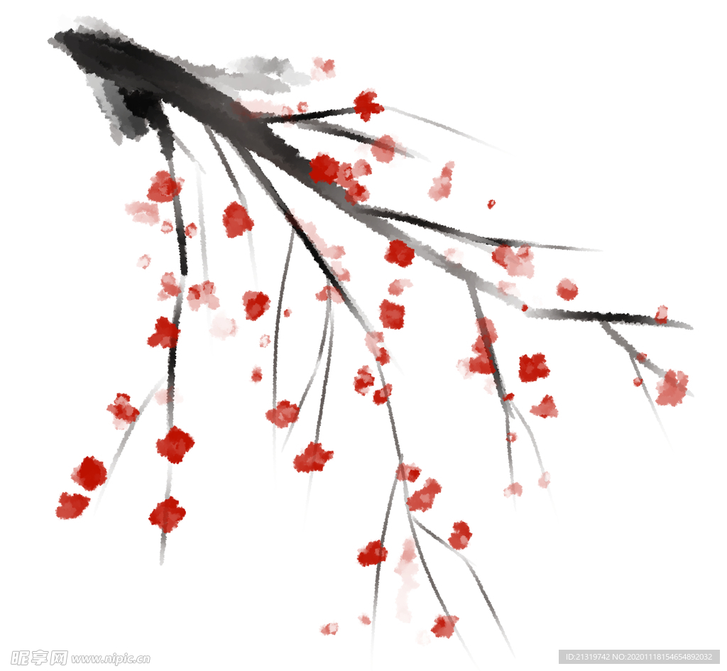 国画梅花
