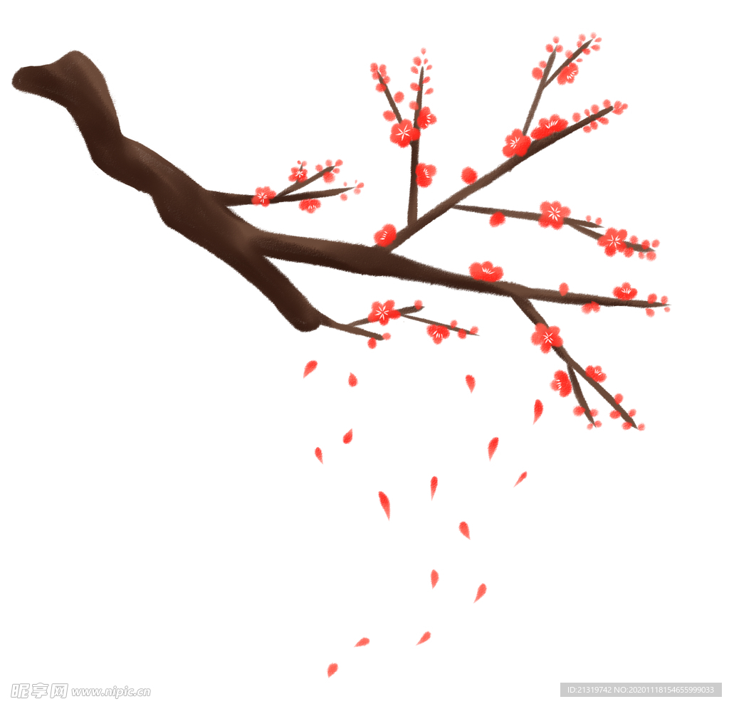 分层梅花